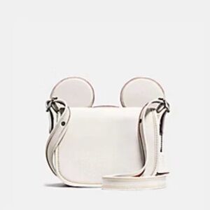 Coach x Mickey Mouse Mini Cream 
Crossbody Purse Women’s
